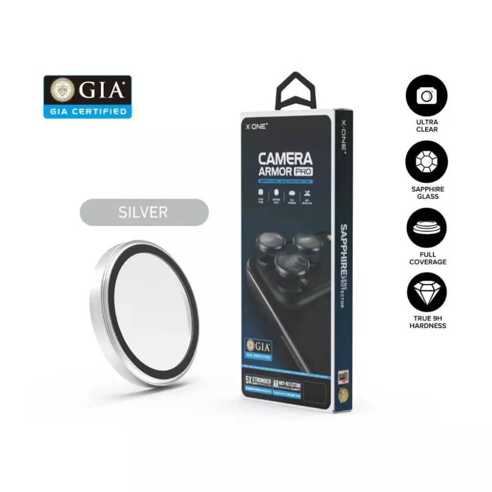 Camera Armor Pro X-ONE Para iPhone 17 Pro / 17 Pro Max - Prata