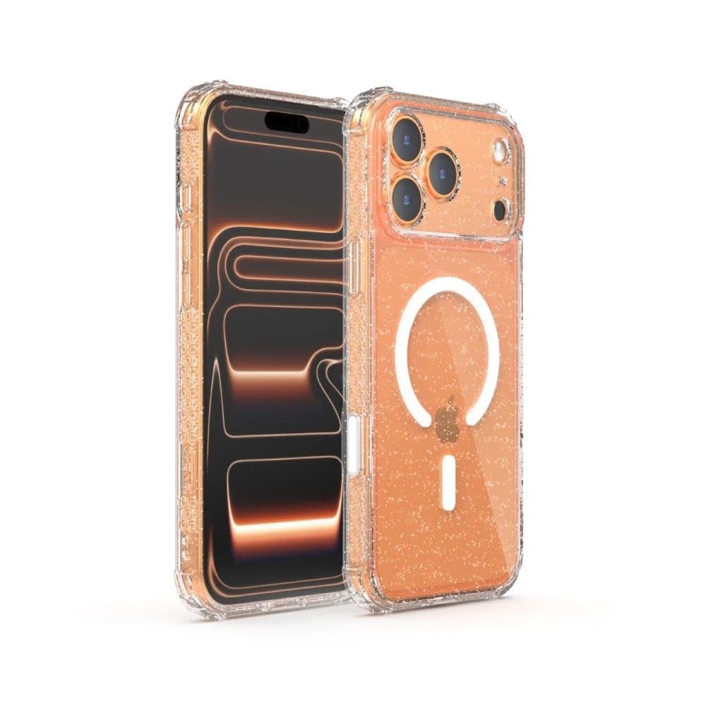Capa X-ONE Dropguard Pro Glitter Magsafe Para iPhone 17 Pro Max